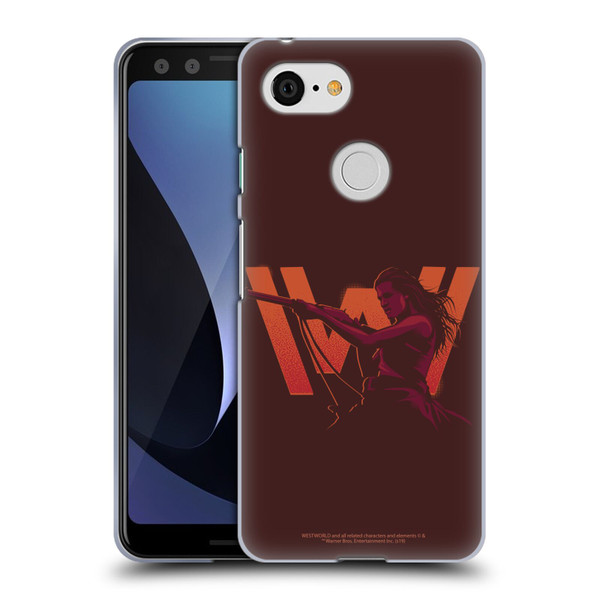 Westworld Logos Wyatt Soft Gel Case for Google Pixel 3