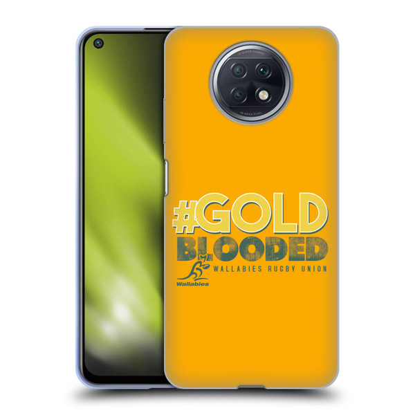 Australia National Rugby Union Team Wallabies Goldblooded Soft Gel Case for Xiaomi Redmi Note 9T 5G