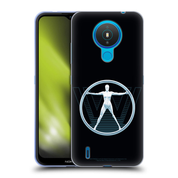 Westworld Logos The Vitruvian Man Soft Gel Case for Nokia 1.4