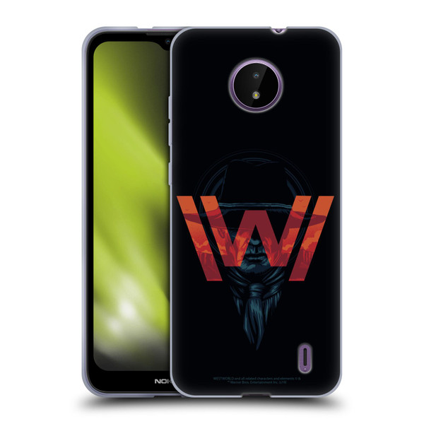 Westworld Logos Man In Black Soft Gel Case for Nokia C10 / C20