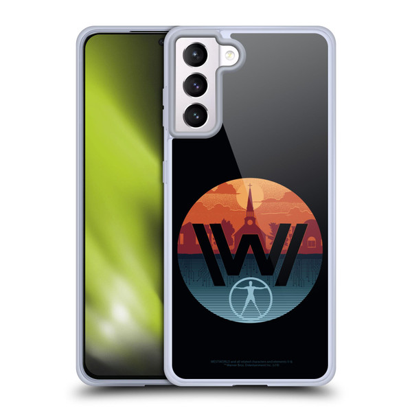 Westworld Logos Park Soft Gel Case for Samsung Galaxy S21+ 5G