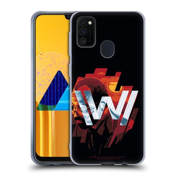 Westworld Logos Bernard Soft Gel Case for Samsung Galaxy M30s (2019)/M21 (2020)