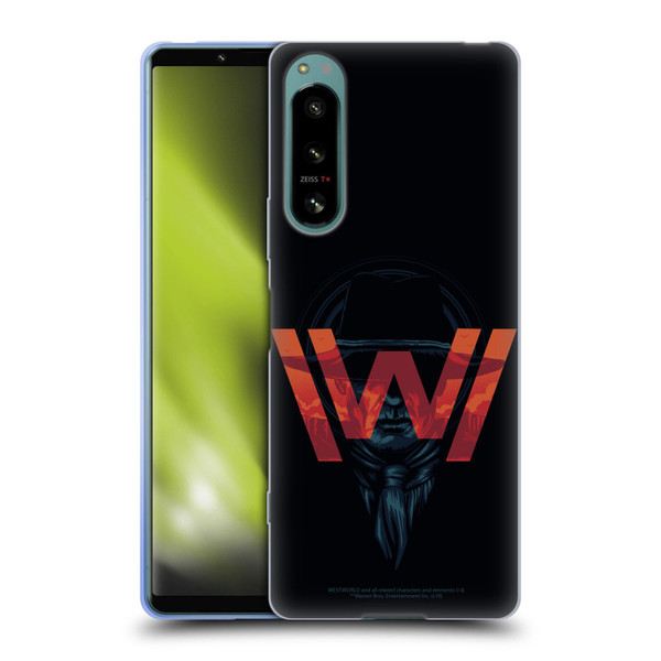 Westworld Logos Man In Black Soft Gel Case for Sony Xperia 5 IV