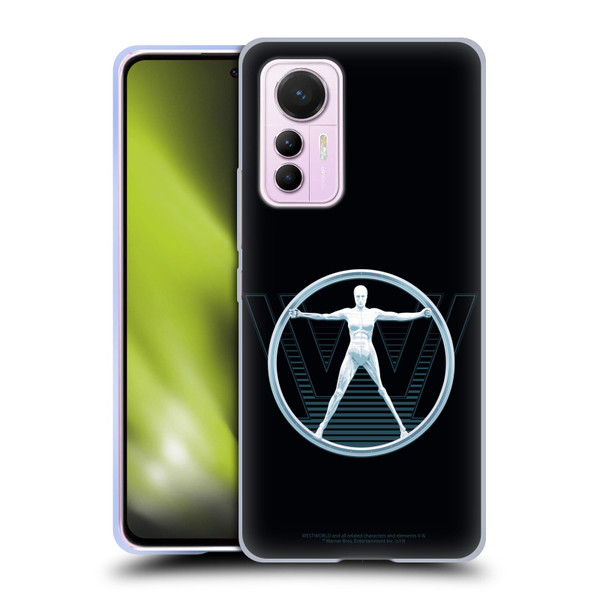 Westworld Logos The Vitruvian Man Soft Gel Case for Xiaomi 12 Lite