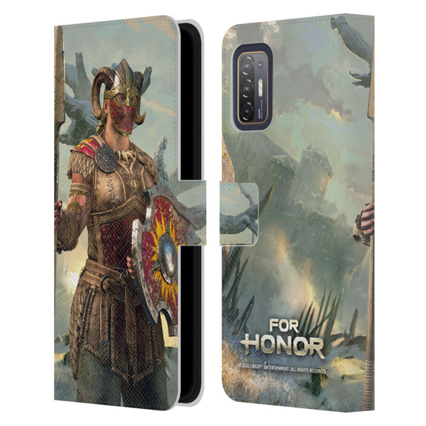 For Honor Characters Valkyrie Leather Book Wallet Case Cover For HTC Desire 21 Pro 5G