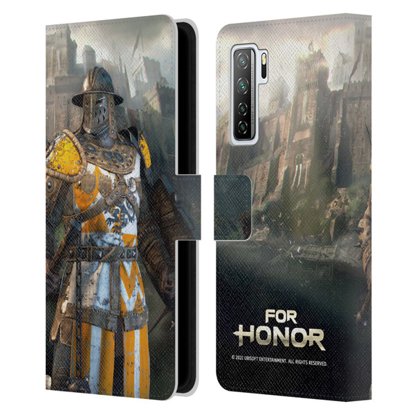 For Honor Characters Conqueror Leather Book Wallet Case Cover For Huawei Nova 7 SE/P40 Lite 5G