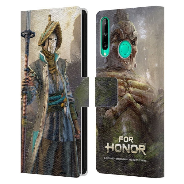 For Honor Characters Nobushi Leather Book Wallet Case Cover For Huawei P40 lite E