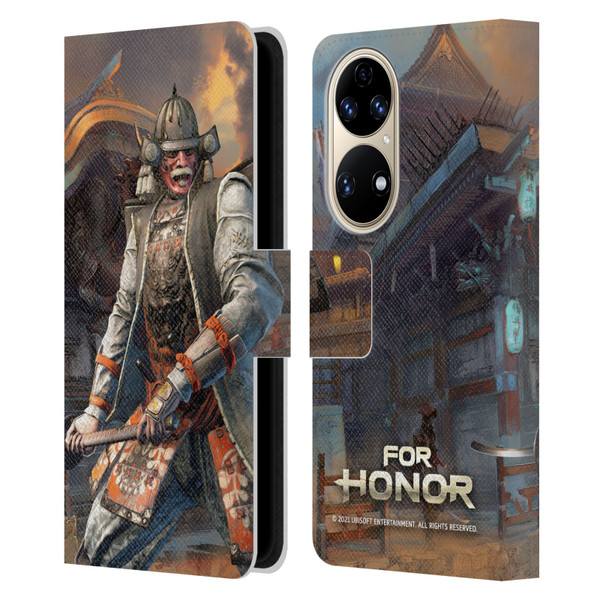 For Honor Characters Kensei Leather Book Wallet Case Cover For Huawei P50