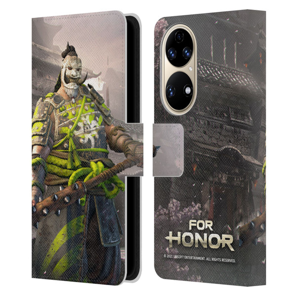 For Honor Characters Shugoki Leather Book Wallet Case Cover For Huawei P50