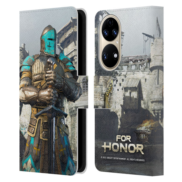 For Honor Characters Warden Leather Book Wallet Case Cover For Huawei P50