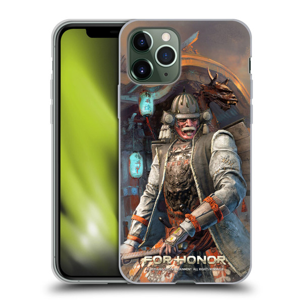 For Honor Characters Kensei Soft Gel Case for Apple iPhone 11 Pro