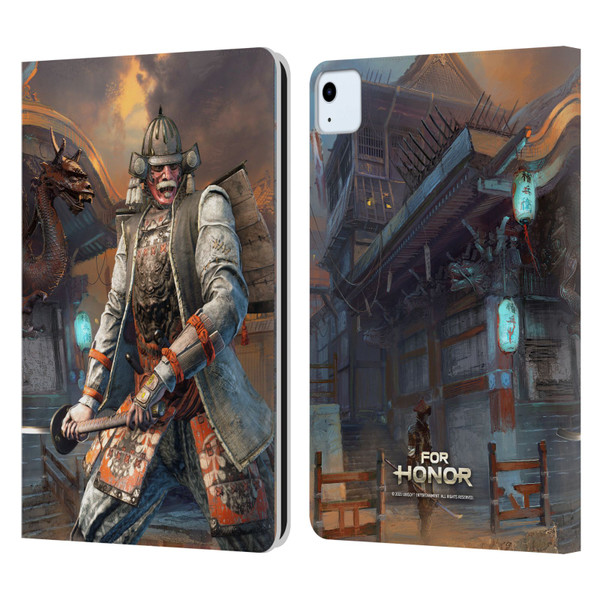 For Honor Characters Kensei Leather Book Wallet Case Cover For Apple iPad Air 2020 / 2022