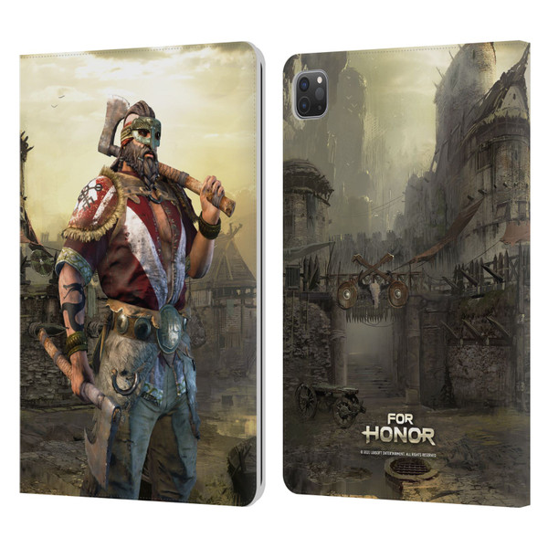 For Honor Characters Berserker Leather Book Wallet Case Cover For Apple iPad Pro 11 2020 / 2021 / 2022