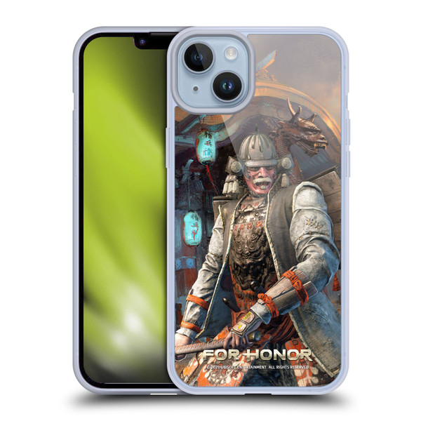 For Honor Characters Kensei Soft Gel Case for Apple iPhone 14 Plus