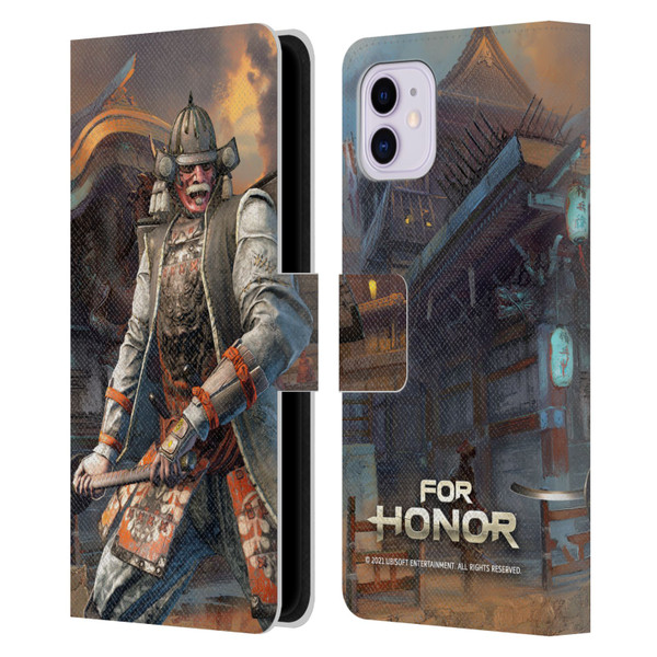 For Honor Characters Kensei Leather Book Wallet Case Cover For Apple iPhone 11