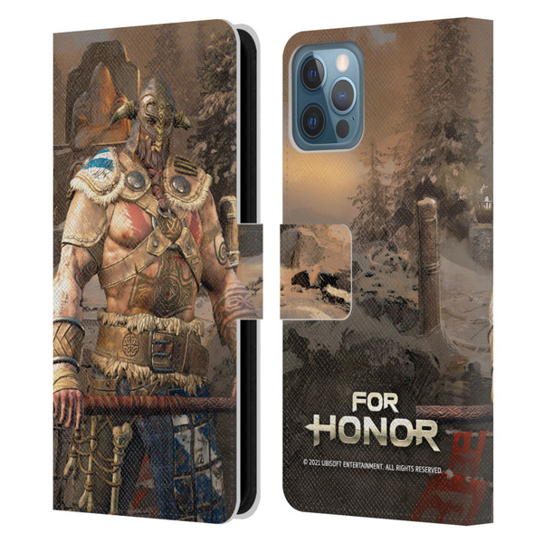 For Honor Characters Raider Leather Book Wallet Case Cover For Apple iPhone 12 / iPhone 12 Pro