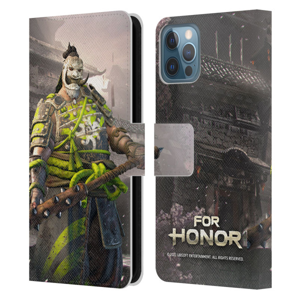 For Honor Characters Shugoki Leather Book Wallet Case Cover For Apple iPhone 12 / iPhone 12 Pro