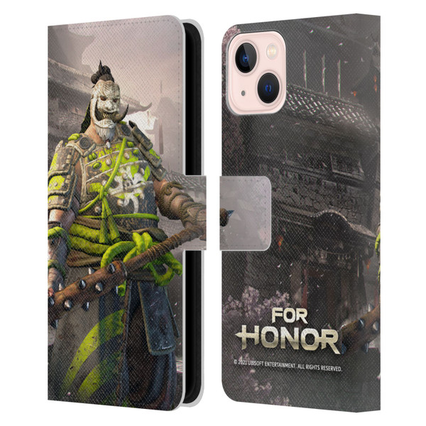 For Honor Characters Shugoki Leather Book Wallet Case Cover For Apple iPhone 13