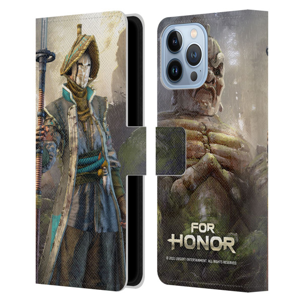 For Honor Characters Nobushi Leather Book Wallet Case Cover For Apple iPhone 13 Pro Max