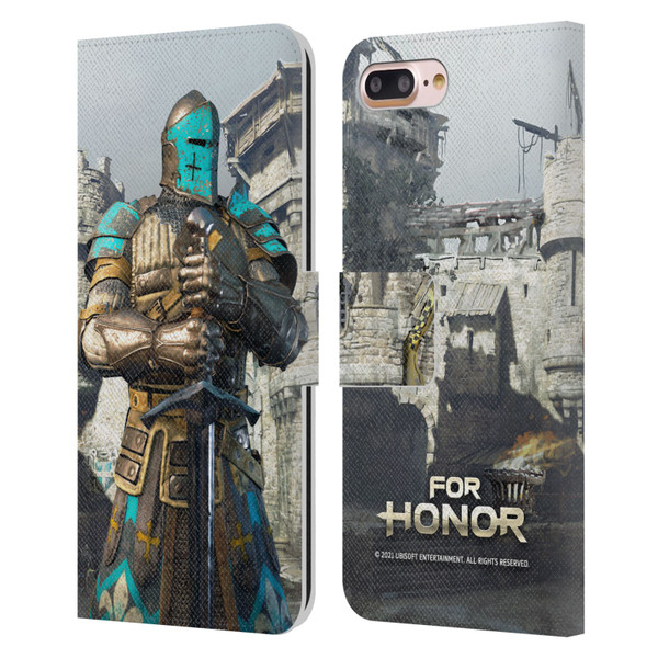 For Honor Characters Warden Leather Book Wallet Case Cover For Apple iPhone 7 Plus / iPhone 8 Plus