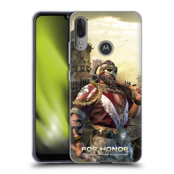 For Honor Characters Berserker Soft Gel Case for Motorola Moto E6 Plus