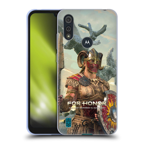 For Honor Characters Valkyrie Soft Gel Case for Motorola Moto E6s (2020)