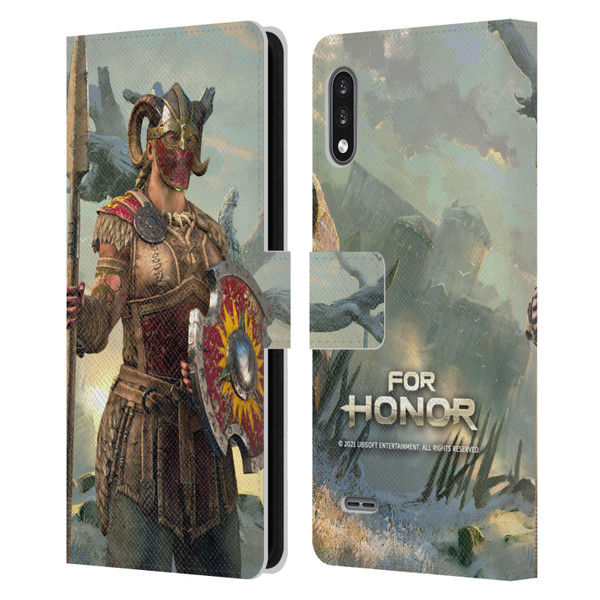 For Honor Characters Valkyrie Leather Book Wallet Case Cover For LG K22