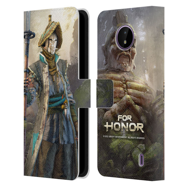 For Honor Characters Nobushi Leather Book Wallet Case Cover For Nokia C10 / C20