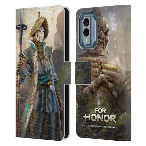 For Honor Characters Nobushi Leather Book Wallet Case Cover For Nokia X30