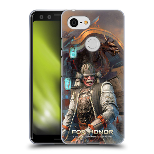 For Honor Characters Kensei Soft Gel Case for Google Pixel 3