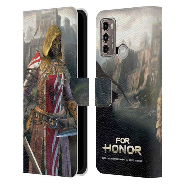 For Honor Characters Peacekeeper Leather Book Wallet Case Cover For Motorola Moto G60 / Moto G40 Fusion