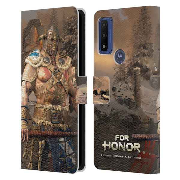 For Honor Characters Raider Leather Book Wallet Case Cover For Motorola G Pure