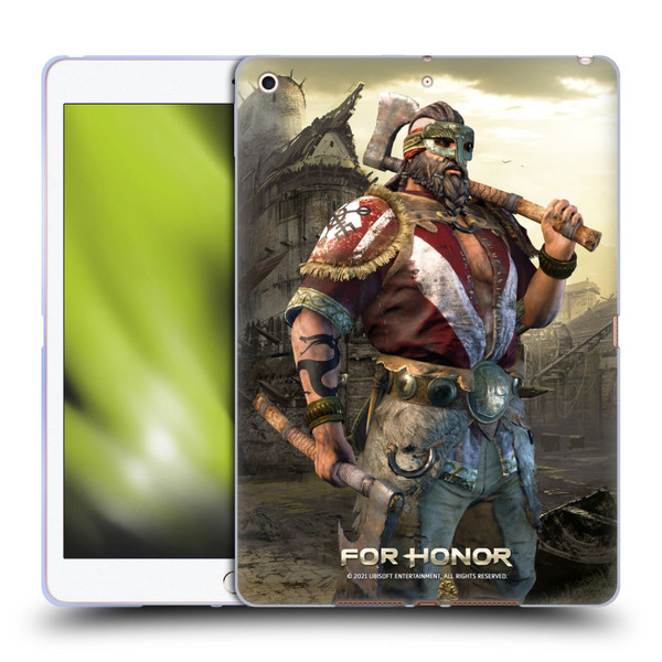 For Honor Characters Berserker Soft Gel Case for Apple iPad 10.2 2019/2020/2021