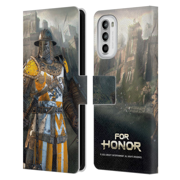 For Honor Characters Conqueror Leather Book Wallet Case Cover For Motorola Moto G52