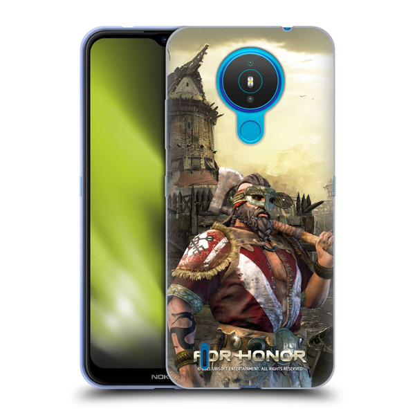 For Honor Characters Berserker Soft Gel Case for Nokia 1.4