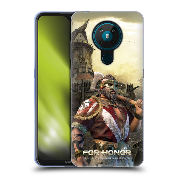 For Honor Characters Berserker Soft Gel Case for Nokia 5.3