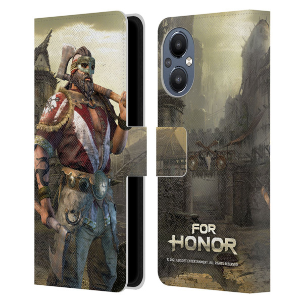 For Honor Characters Berserker Leather Book Wallet Case Cover For OnePlus Nord N20 5G
