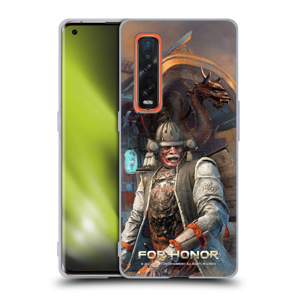 For Honor Characters Kensei Soft Gel Case for OPPO Find X2 Pro 5G