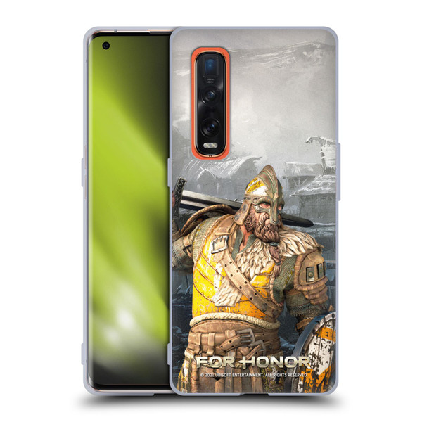 For Honor Characters Warlord Soft Gel Case for OPPO Find X2 Pro 5G