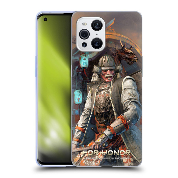 For Honor Characters Kensei Soft Gel Case for OPPO Find X3 / Pro