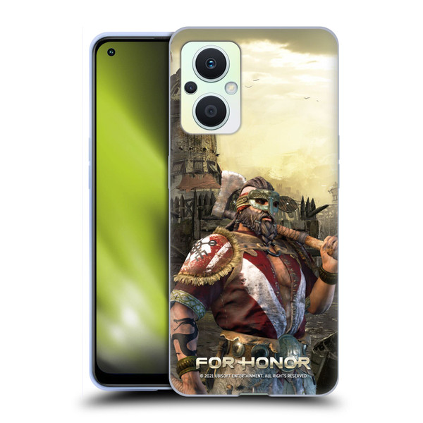 For Honor Characters Berserker Soft Gel Case for OPPO Reno8 Lite