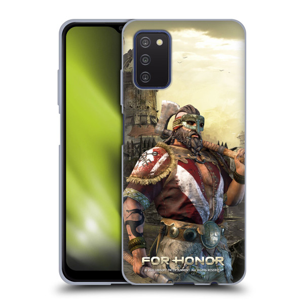 For Honor Characters Berserker Soft Gel Case for Samsung Galaxy A03s (2021)