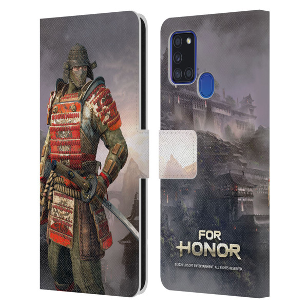 For Honor Characters Orochi Leather Book Wallet Case Cover For Samsung Galaxy A21s (2020)