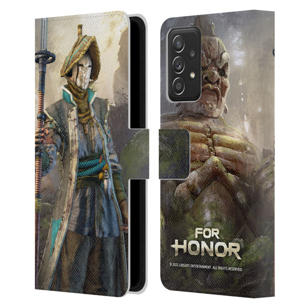 For Honor Characters Nobushi Leather Book Wallet Case Cover For Samsung Galaxy A52 / A52s / 5G (2021)