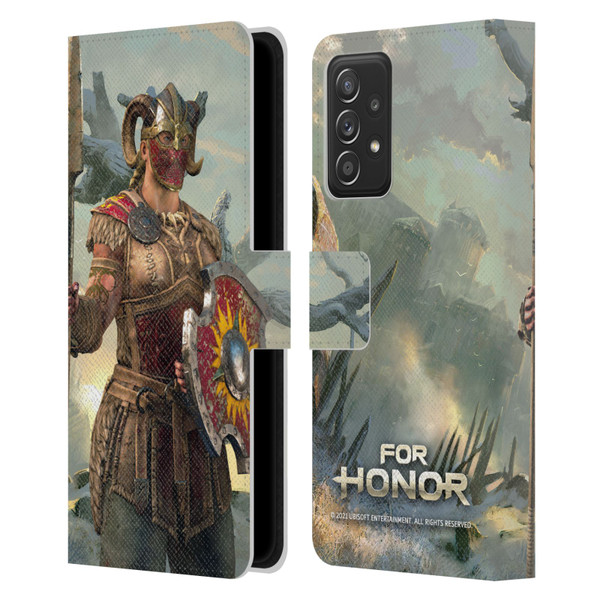 For Honor Characters Valkyrie Leather Book Wallet Case Cover For Samsung Galaxy A52 / A52s / 5G (2021)