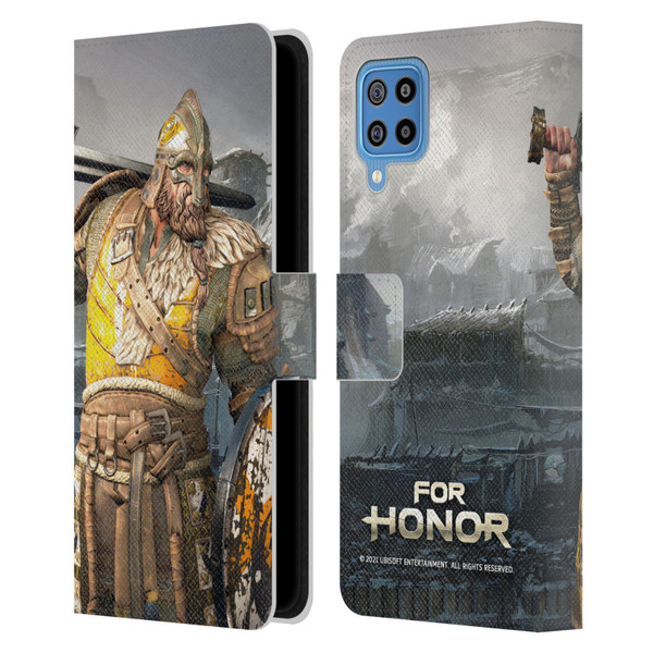For Honor Characters Warlord Leather Book Wallet Case Cover For Samsung Galaxy F22 (2021)