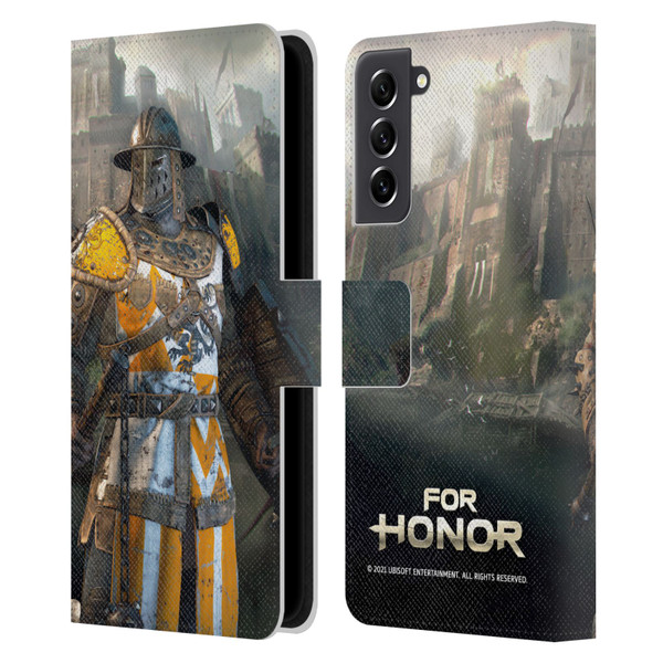 For Honor Characters Conqueror Leather Book Wallet Case Cover For Samsung Galaxy S21 FE 5G