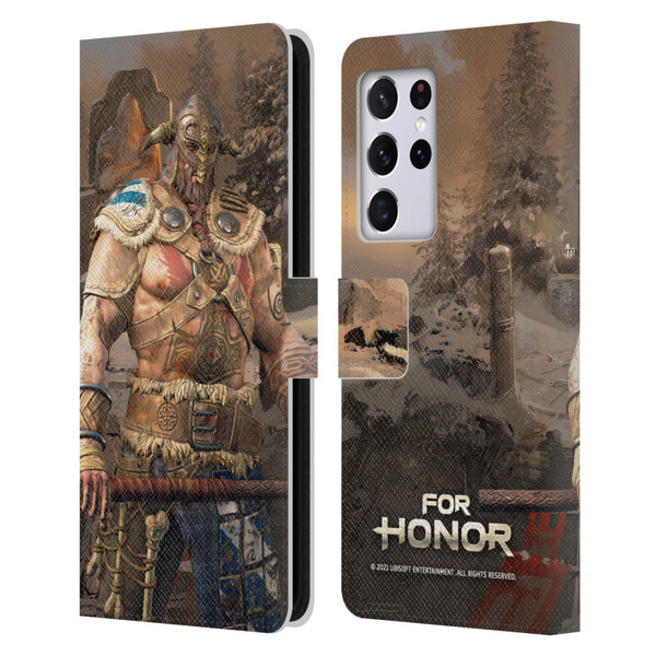 For Honor Characters Raider Leather Book Wallet Case Cover For Samsung Galaxy S21 Ultra 5G