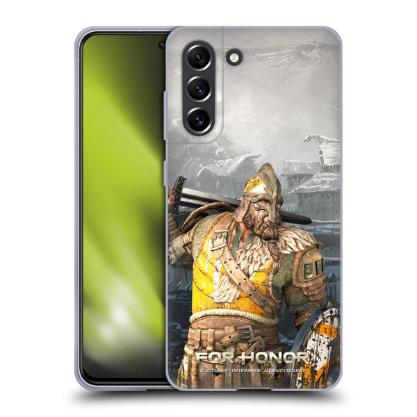 For Honor Characters Warlord Soft Gel Case for Samsung Galaxy S21 FE 5G