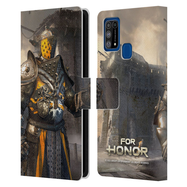 For Honor Characters Lawbringer Leather Book Wallet Case Cover For Samsung Galaxy M31 (2020)